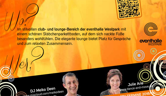 goltman web&design: Flyer Freitanz-Party Ingolstadt